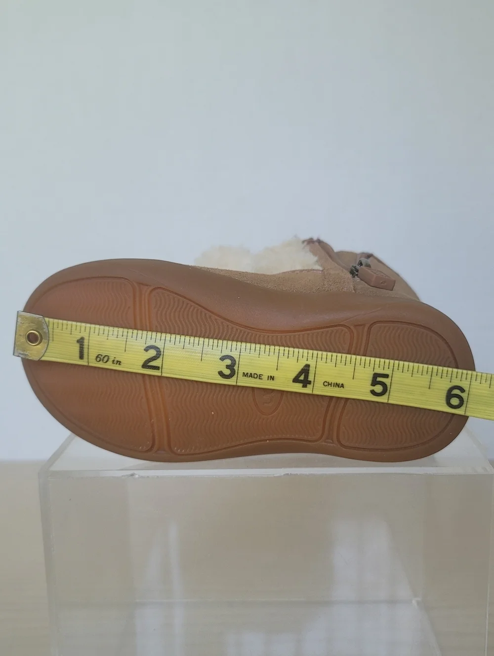 UGG Classic Llama Stuffie Tan Suede  Boots Size Toddler 6